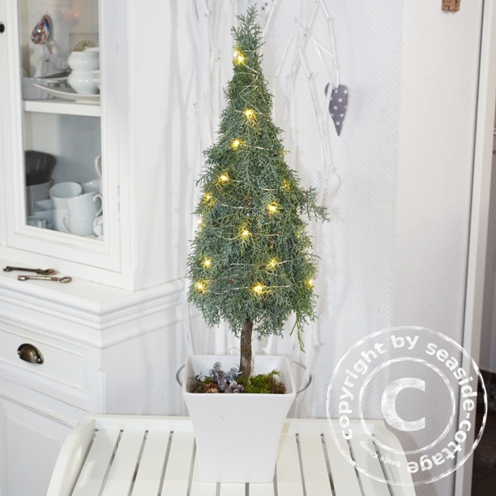 Gewickelte Tannenbäume Weihnachten_05 Tannenbäume selbermachen