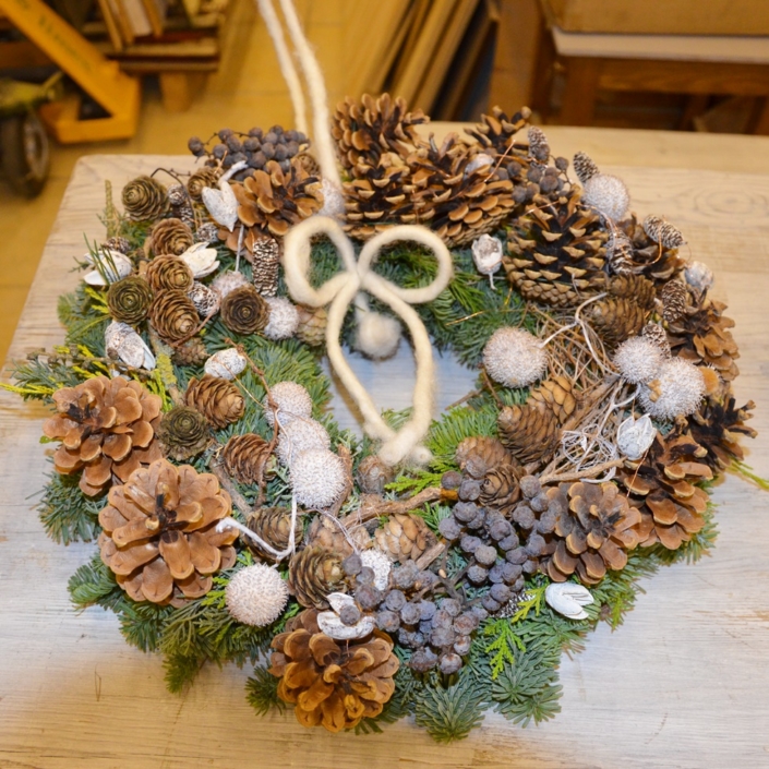 Türkranz_Workshop_118 Weihnachtlicher Türkranz