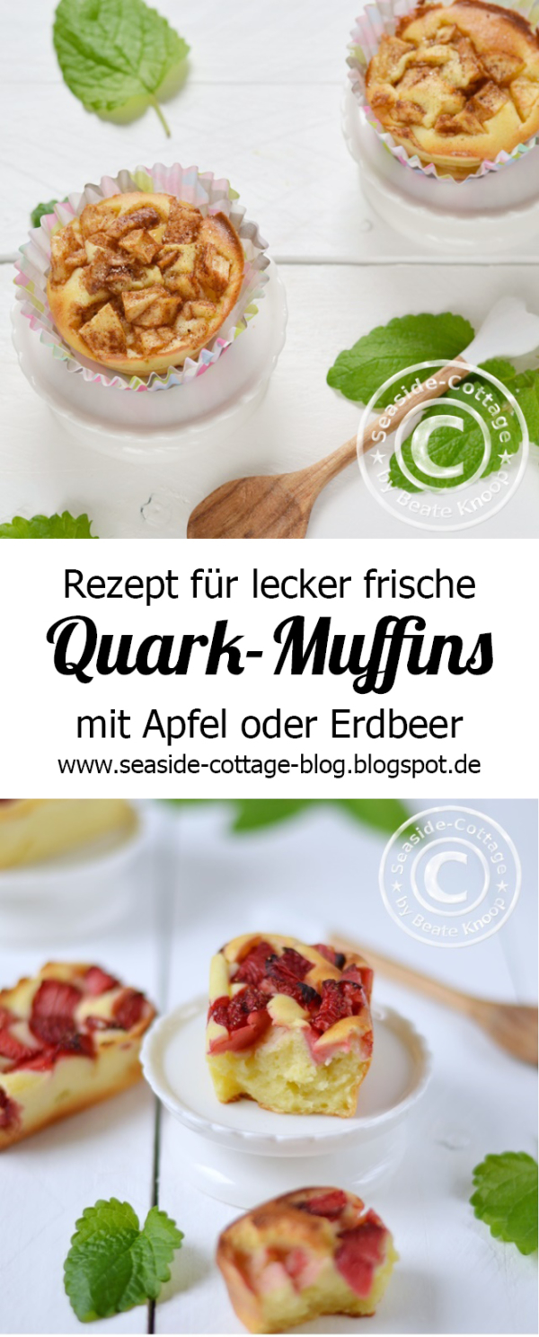 Lecker frische Apfel-Quark-Muffins - Seaside-Cottage Lecker frische Apfel-Quark-Muffins - Seaside-Cottage