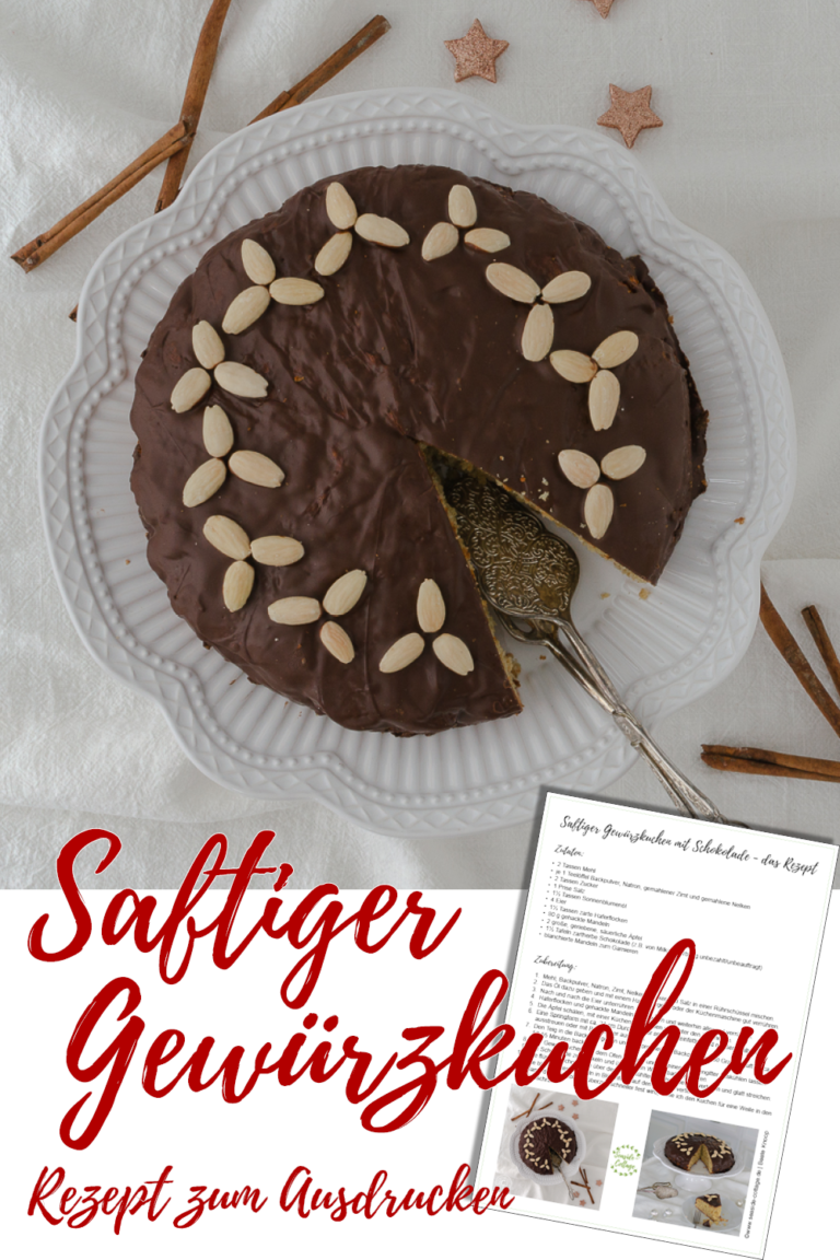 Saftiger Gewürzkuchen mit Schokolade - Seaside-Cottage